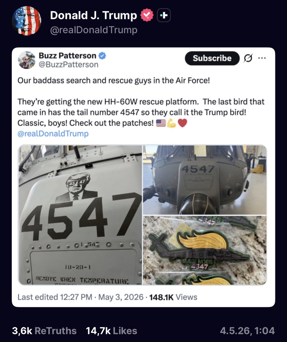 Übersetzungen von Donald Trumps Truth Social Posts tweet media