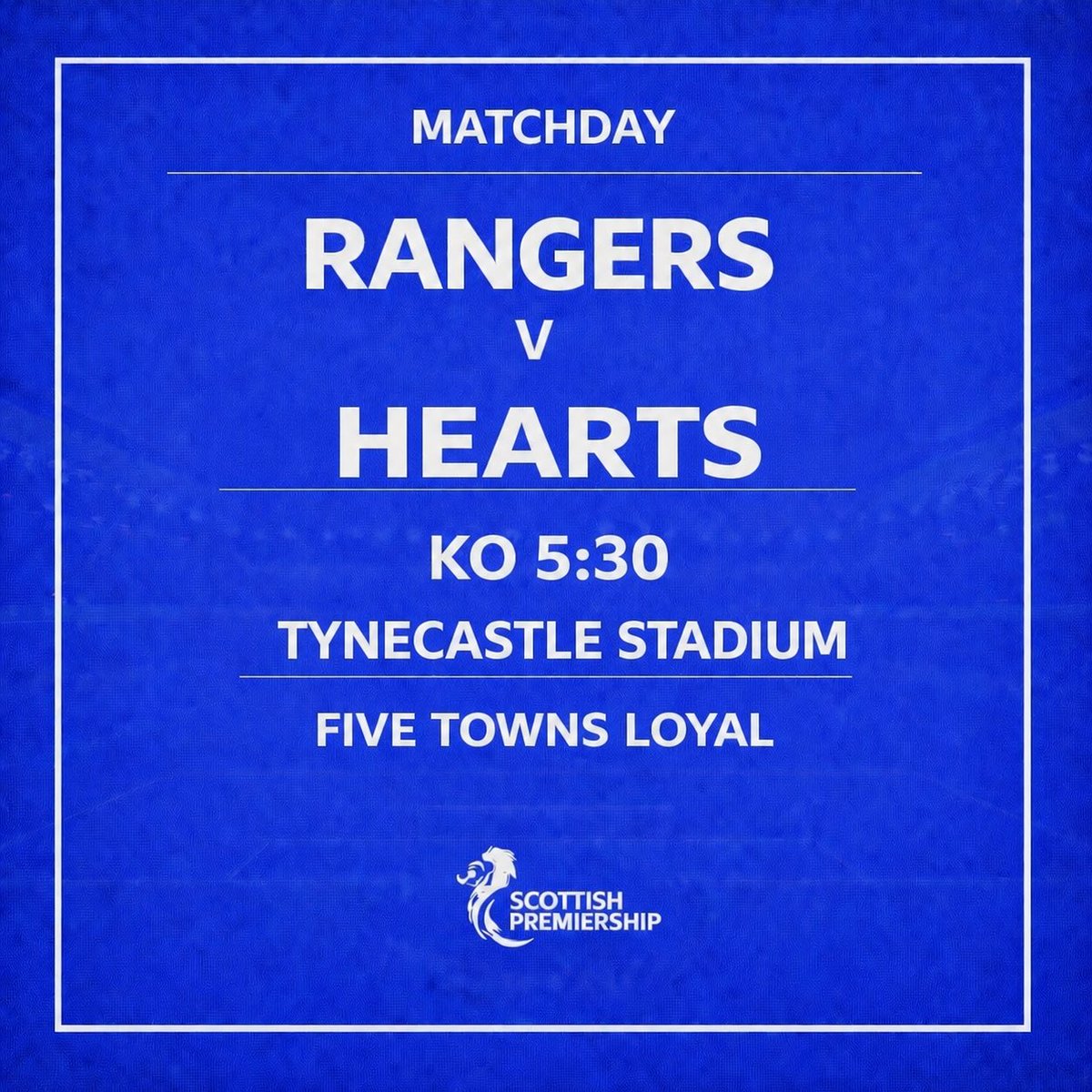 fivetownsloyal's tweet photo. Matchday 🔴⚪️🔵
No excuses. Rangers need to win today.
3 points is a must.
WATP🇬🇧 https://t.co/s6qNVvfTgF