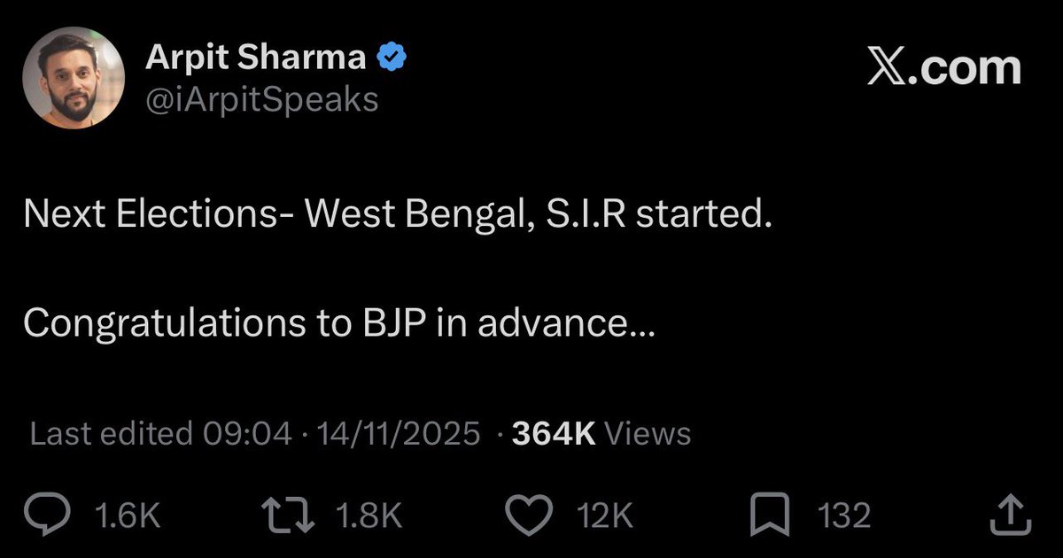 Arpit Sharma tweet media