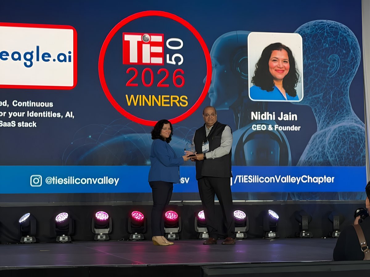 cloudeagleai's tweet photo. https://t.co/YRVqFyCM5y has been named a TiE50 winner for 2026 by @tiesv, our third recognition from the program, having also won in 2023, 2025, and 2026!! 🥳🥳

Four years in, we are just getting started. Here's to many more. ✌︎ https://t.co/hsGRtGfN13