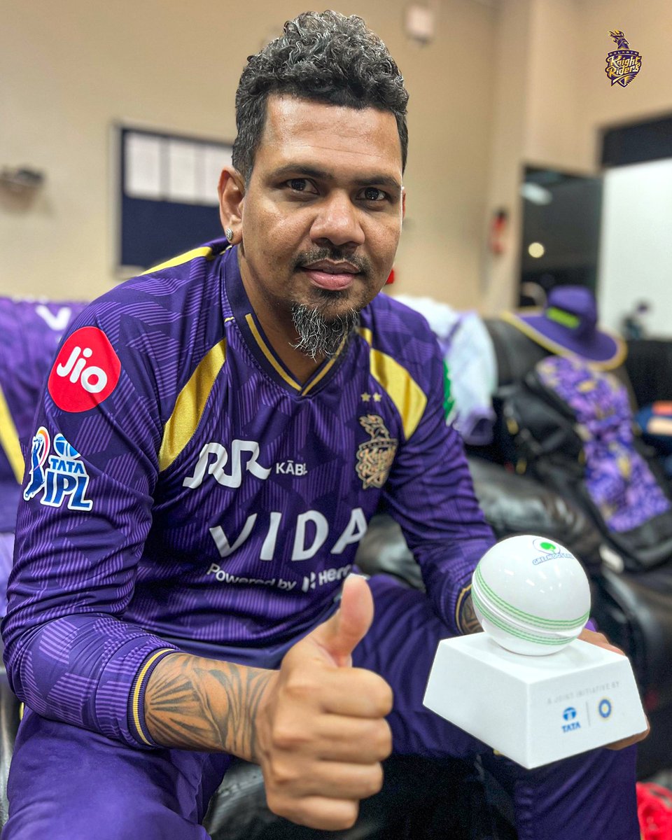 The GOAT of Mystery Spin! 🐐
​From the first wicket in 2012 to the 200th today, Sunil Narine remains the gold standard of IPL bowling. A true legend who has outsmarted the best for over a decade.
​Congratulations to the greatest match-winner in Purple &amp; Gold! 💜🏏
​#SunilNarine