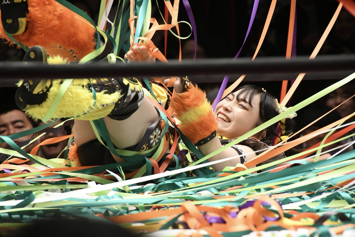 2026.5.4 後楽園ホール #HIMAWARI 選手 #tjpw 今日の紙テープからまり