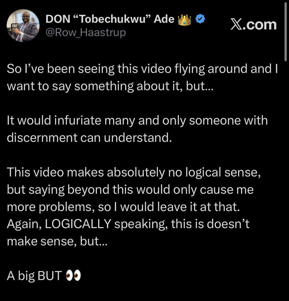 DON “Tobechukwu” Ade 👑 tweet media
