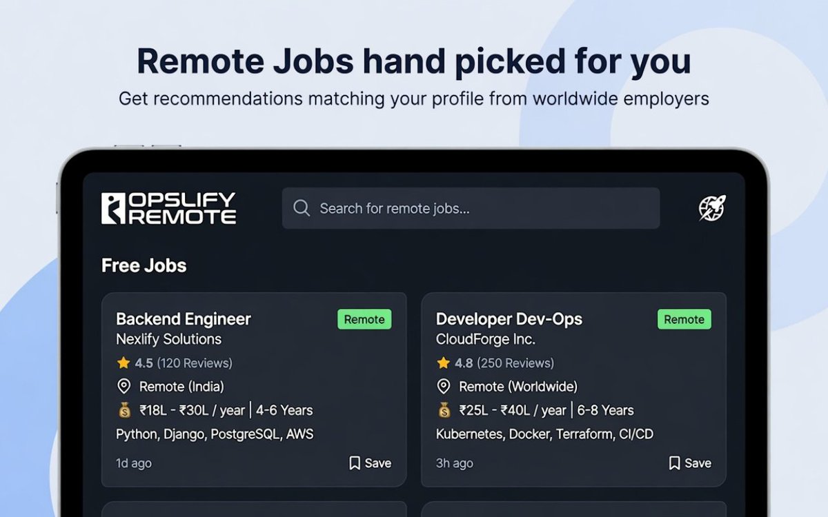 opslifysolution's tweet image. Big update for remote job seekers 🚀
Opslify Match is officially LIVE on the Amazon Appstore.  

Now you can:
✅ Find verified remote jobs on the go
✅ Get smarter role matches

Download address is available in the bio⬆️

#RemoteWork #WorkFromHome #RemoteJobs #Career