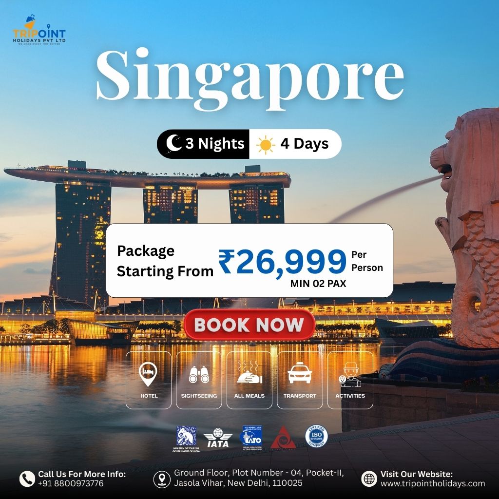 TripointHoliday's tweet image. Explore vibrant Singapore 
with Tripoint Holiday Pvt. Ltd. 🌆

From stunning skylines &amp;amp; thrilling attractions to world-class shopping, enjoy a perfect getaway with comfort &amp;amp; fun. 💼

📞 +91-88009-73776
🌐 tripointholidays.com

#SingaporeTour #LuxuryTravel #TripointHolidays