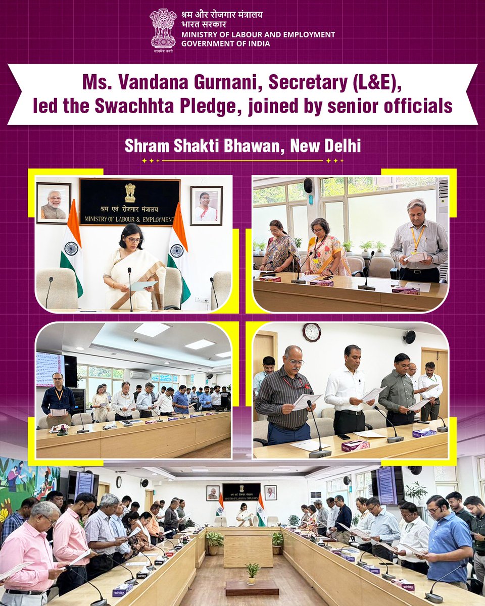 Ministry of Labour & Employment, GoI tweet media