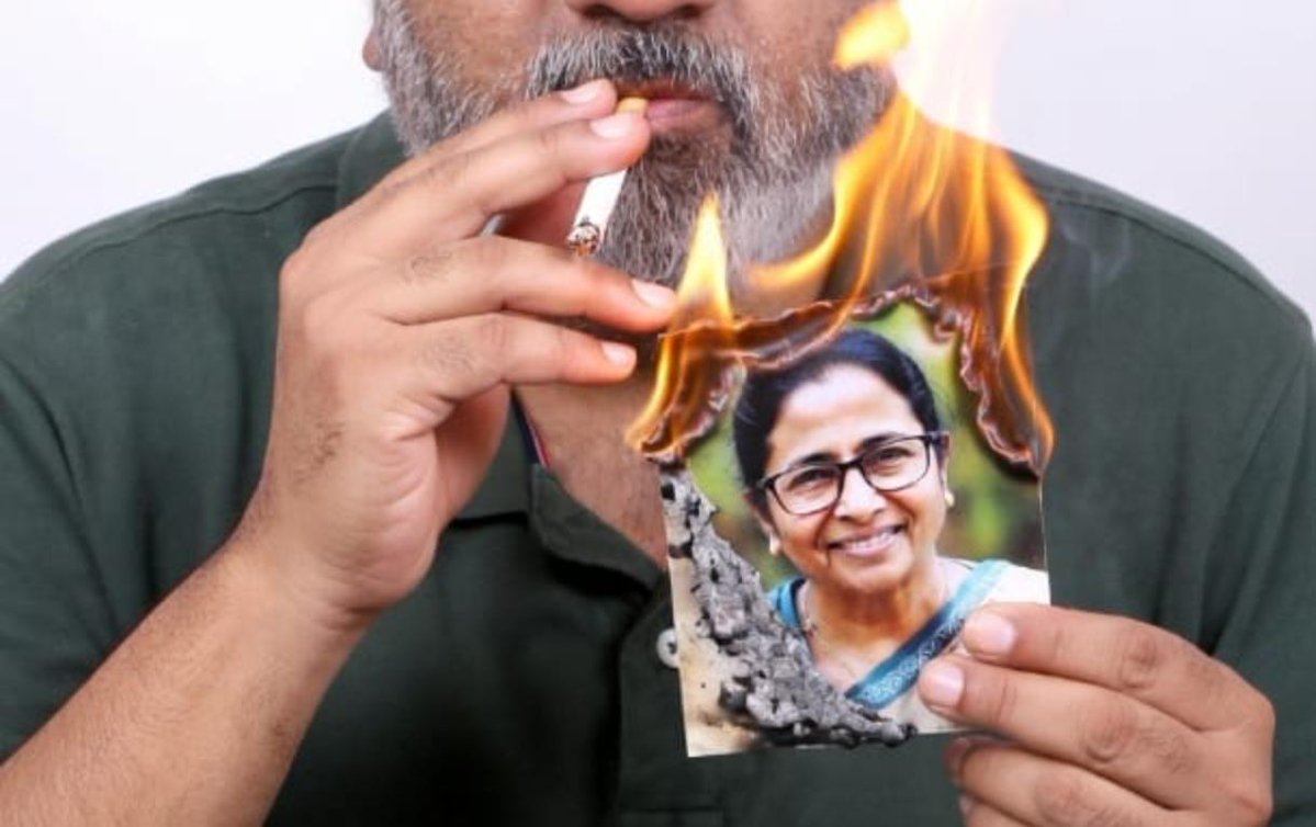 rishi_76's tweet image. Finally.... It was writing on the wall. 

Andhera Hatega , Suraj Niklega, Kamal Khilega 

It's a victory as Big as BJP in 2014, as Big as UP2017. 

This is a victory of #Bharat 

Thank you #WestBengal