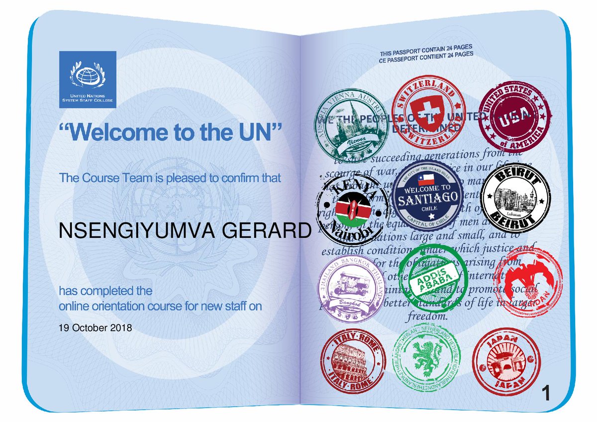 SpecialGN_UN's tweet image. ...for the @UN Secretariat and Agencies instead of blaming a #UN80 system that Is 100% fit for the 21st #Century.

In the year 2018 I successfully completed New UN Staff Orientation Course.

In this course it's crystal clear that 21st United Nations Organisation Is VISIONARY,...