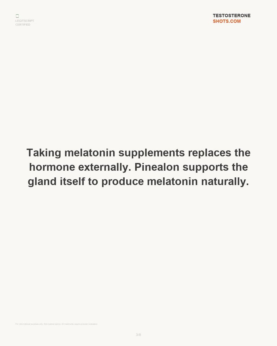 __Testosterone_'s tweet image. If your sleep is broken, everything else suffers. Pinealon is the foundational 'engine repair' for your master clock, restoring the gland that controls your sleep-wake cycle. 

Precision-based wellness starts here. ⚡

#SleepBetter #Pinealon #Biohacker #RestorativeSleep