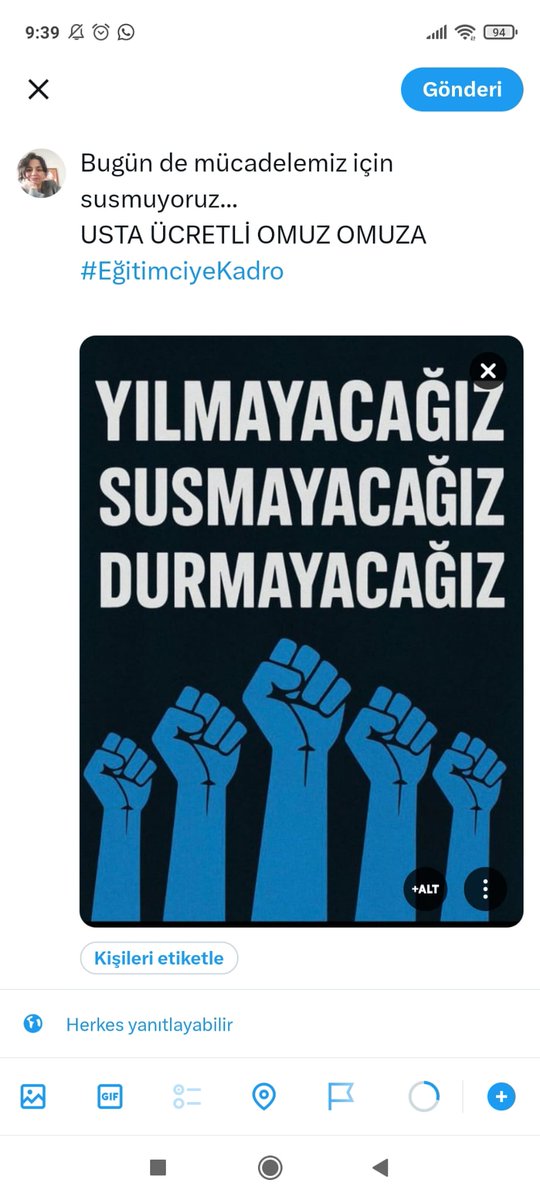 Emine Baş tweet media