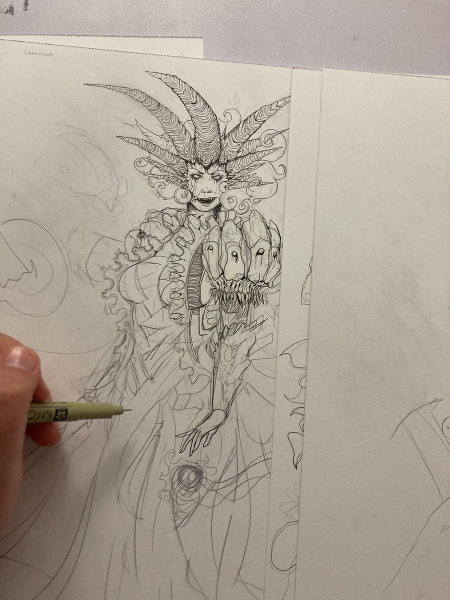 Last_Thorn's tweet image. #ink #practice #art