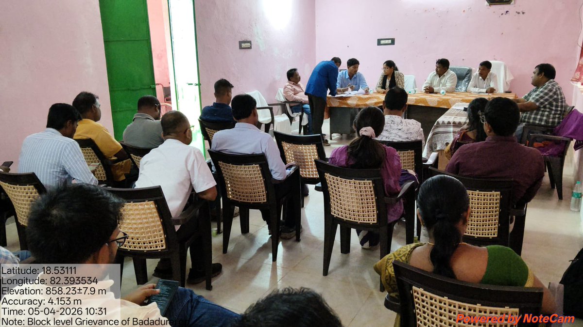 BDO_Khairput's tweet photo. Block Level Grievance Conducted at Badadural GP,Khairput Block on dtd 04.05.2026.@dm_malkangiri @zp_malkangiri @PRDeptOdisha @CMO_Odisha https://t.co/mTtw66jLhD