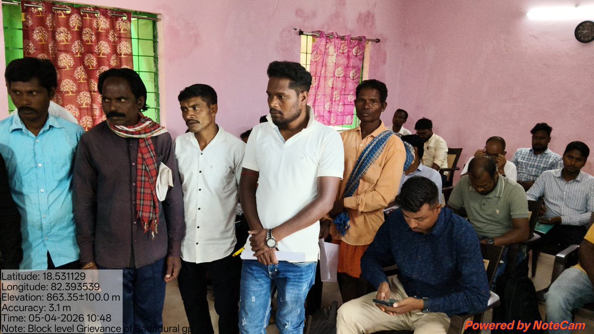 BDO_Khairput's tweet photo. Block Level Grievance Conducted at Badadural GP,Khairput Block on dtd 04.05.2026.@dm_malkangiri @zp_malkangiri @PRDeptOdisha @CMO_Odisha https://t.co/mTtw66jLhD