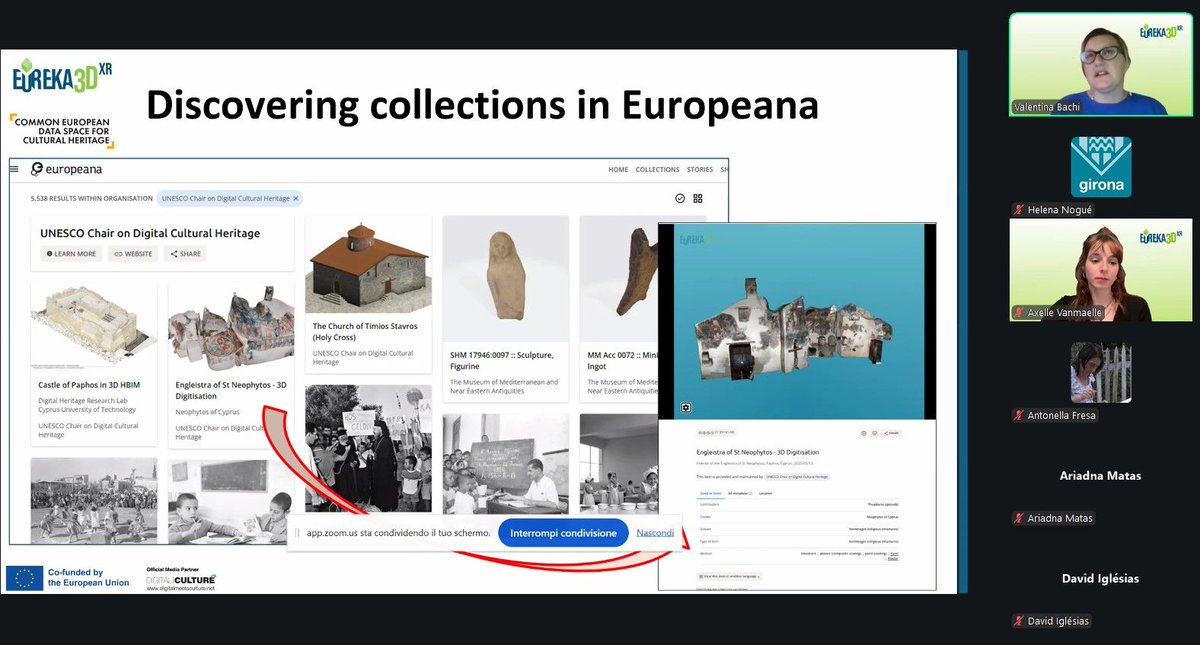 PhotoConsortium's tweet image. ✨ A rewarding conclusion to our EUreka3D-XR webinar series!  

Thanks to our speakers for their valuable contribution around #3DData, copyright, #publicdomain, and the #reuse of 3D in #XRscenarios!

Recordings and presentations: eureka3d.eu/lifecycle-3d-w…