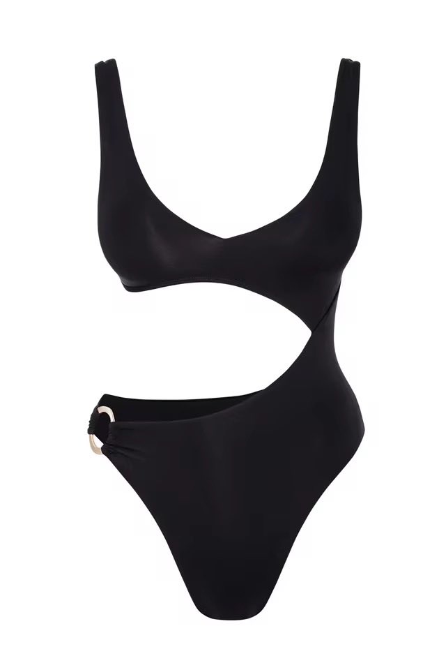 $30 Now! (286) 👉 🇱🇷 Women’s Sexy One-Piece Swimsuit – Halter Cross Cut-Out Monokini Underwire Support • Hot Pink Patchwork • Slim Fit ✨Perfect for Beach Days, Vacations, Pool Parties  Festivals 🌙🔥🇱🇷#liberiangirl #liberianfashion #liberianfashiondesigner #liberianskilling_it