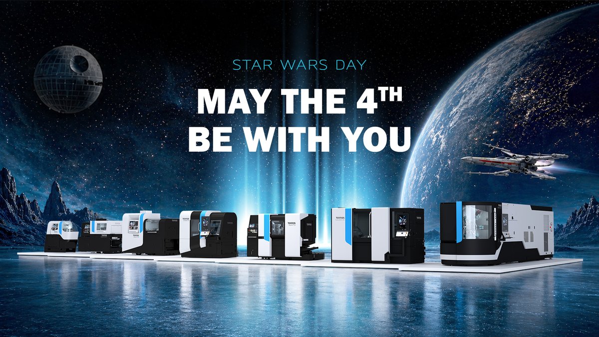 tornosgroup's tweet photo. May the 4th be with you 🌌

Engineered for precision. Built for performance. Ready for any challenge.
Our Tornos machines deliver Swiss precision—on Earth and beyond.

#MayThe4th #SwissPrecision #Tornos #CNC https://t.co/EbP7CuNOg4