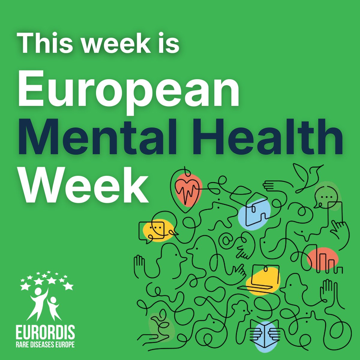 eurordis's tweet photo. 🧠 This week is #EuropeanMentalHealthWeek

For people living with rare diseases, mental health is often overlooked despite its major impact.

🔗 Learn more about the challenges facing our community: https://t.co/ldjGId7D88 https://t.co/xA4x1q7lEH