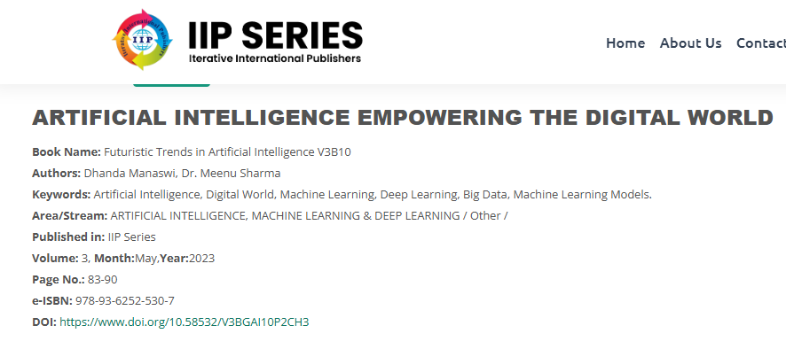 ms_perception's tweet photo. IIP Series - Conferences &amp; Edited Books https://t.co/E0TJTIbKYs https://t.co/3dqrBMR3K1