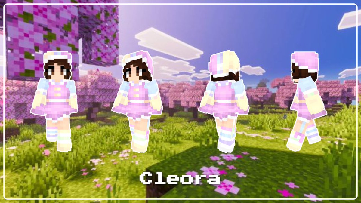 Cleora ~ Minecraft Skinner tweet media