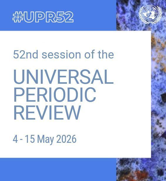 UNGeneva's tweet image. 🔴Starting today at UN Geneva:

52nd session of the Human Rights Council’s Universal Periodic Review Working Group #UPR52 @UN_HRC

Human rights records of 14 States to be examined will be reviewed
🇳🇦🇳🇪🇲🇿🇪🇪🇵🇾🇧🇪🇩🇰🇵🇼🇸🇴🇸🇨🇸🇧🇱🇻🇸🇱🇸🇬

ℹ️buff.ly/A6PHvx6
📺️buff.ly/9pBaBxj