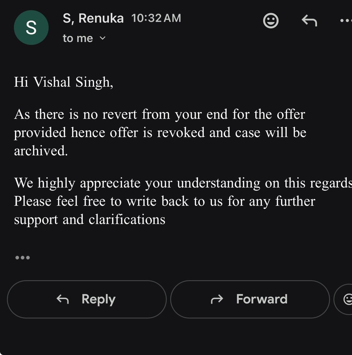 Vishal Singh tweet media