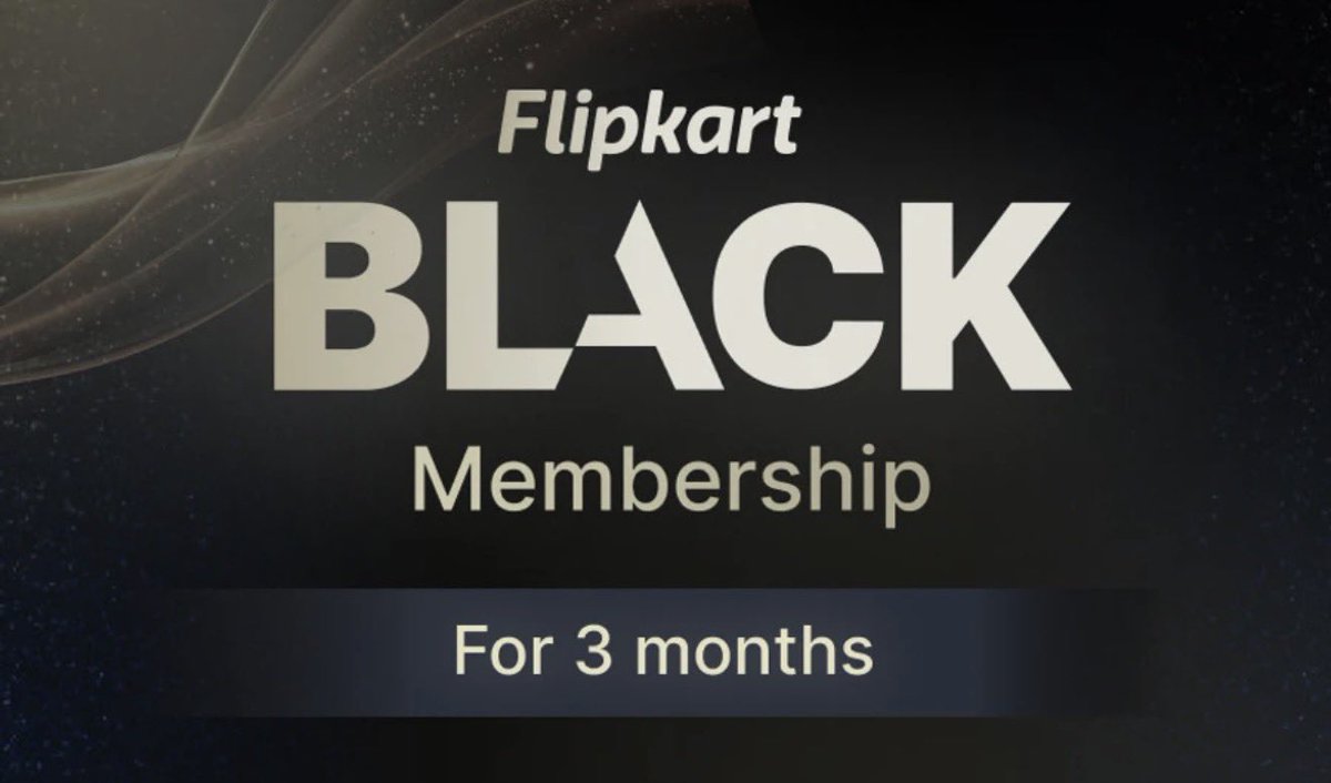 dealztrendz's tweet photo. Flipkart Black Membership for 3 Months for ₹299

https://t.co/Ga6lgDAXxo

Benefits :

24-hour early access to sales
10% plus an extra 5% bank discount
Free YouTube Premium for 3 months
Additional 5% savings with SuperCoins
Flight cancellation or rescheduling for ₹1 on Cleartrip https://t.co/ulsyjcfq5S