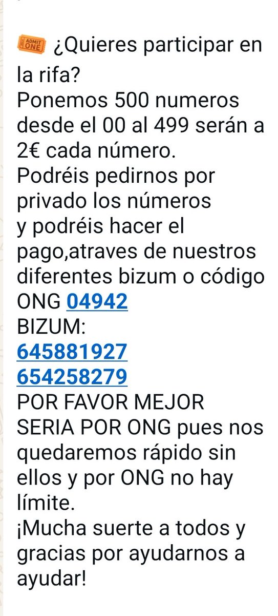 SOS Salvando Vidas España. tweet media