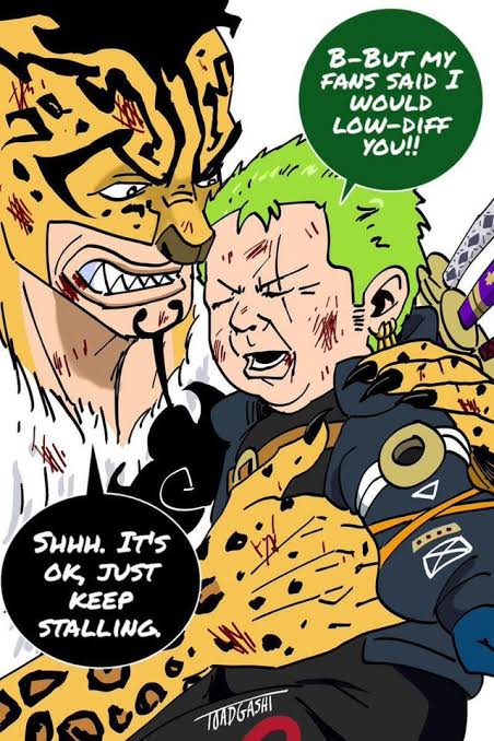 Dexter_sama_'s tweet photo. Base Luffy wraps Zolo https://t.co/EmrQMqsVtn