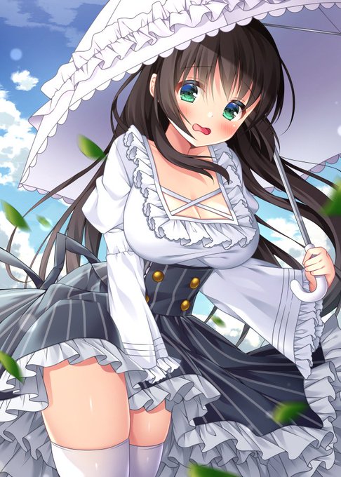 #ゴールデンウィークSNS展覧会2026 萌え系の女の子イラストを描いてます! フリルとお肉が好きですむっちりは良い。