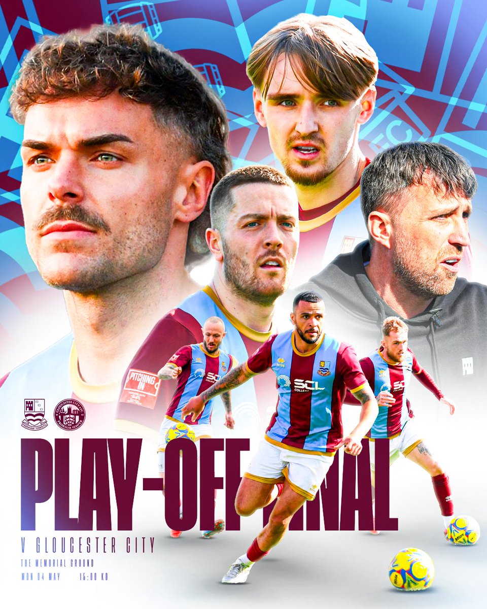 🏆 PLAY-OFF FINAL MATCHDAY 🏆

Farnham Town 🆚 Gloucester City

For a place in the National League South! ⬆️

It all comes down to this. 👊