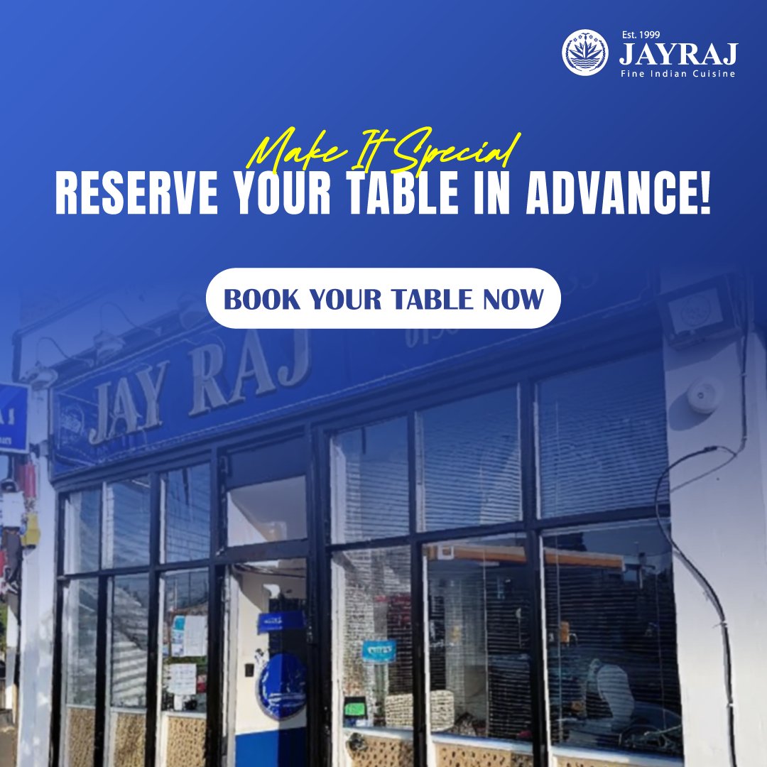 JayrajStopsley's tweet image. Make room for bold flavours at Jay Raj!

Reserve your table and dive into dishes that delight every bite!

Tap to book — your delicious night awaits!

📲 Reserve Now: chefonline.co.uk/jayraj-stopsle…
📞 𝐂𝐚𝐥𝐥:  01582 722744

#JayRaj #FridayNight #RelaxAndEat #TakeawayUK