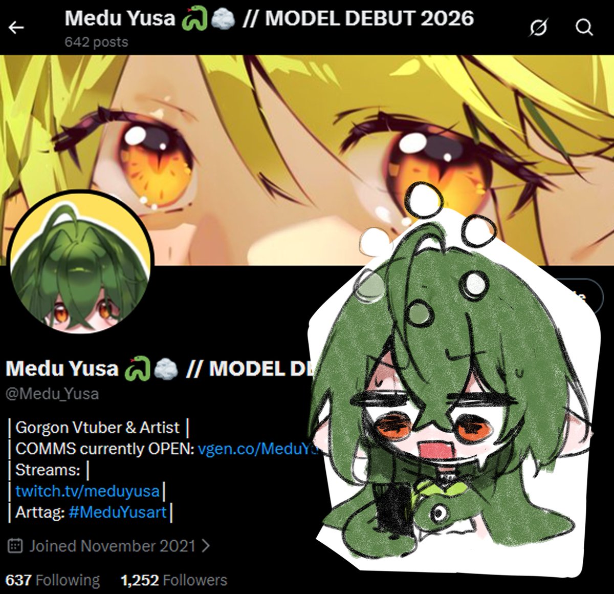Medu Yusa 🐍🪨 // MODEL DEBUT 2026 tweet media