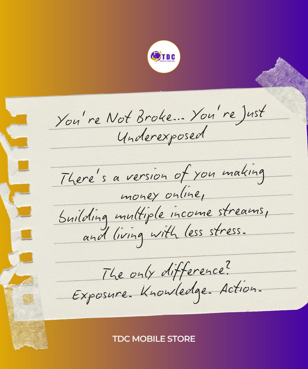TDC is giving everyday people the chance to earn from their phones.💜
Don’t stay stuck. Start today.

Comment “Ready” to get started🔥

#tdcmobilestore #tdc468 #monday #fyp