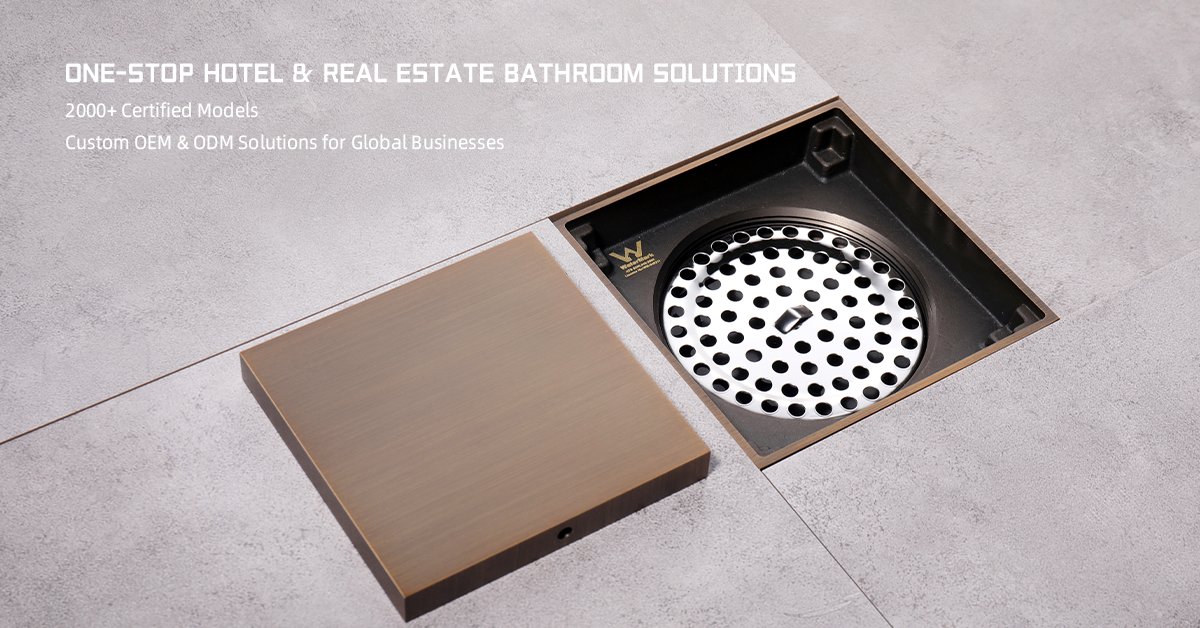 watersino2005's tweet image. Seamless tileable design, fast drainage, anti-odor, certified for hotels &amp;amp; luxury homes.Antique Bronze Concealed Floor Drain:
#BathroomDesign #B2B #PlumbingFixtures