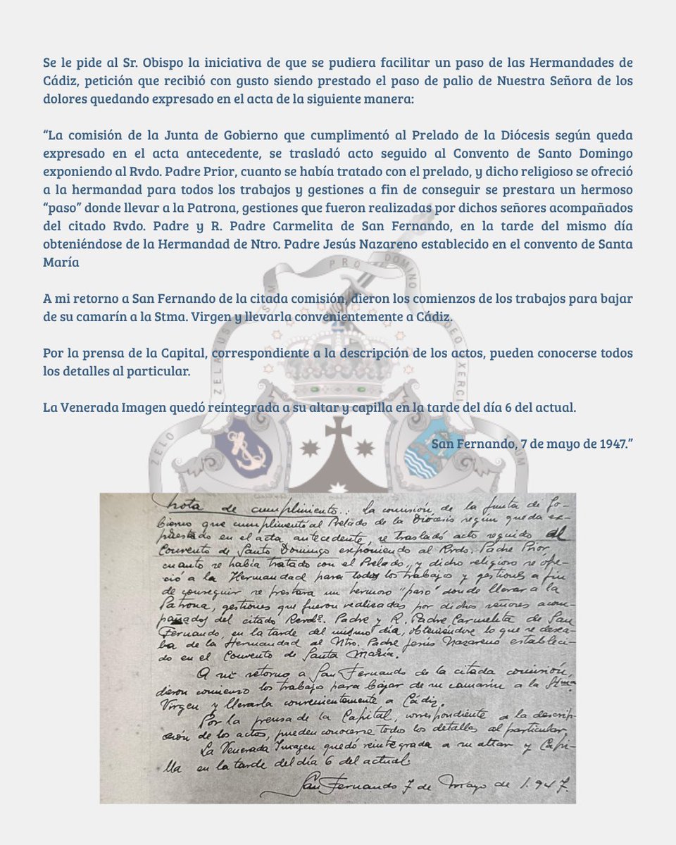 Archicofradía de Ntra. Sra. del Carmen Coronada tweet media