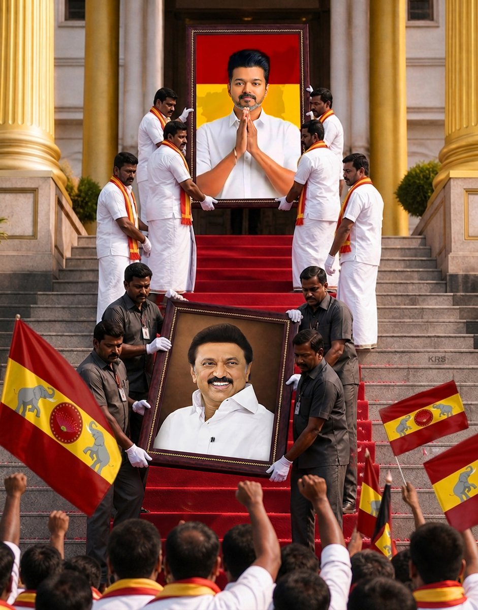 kajendrakrs's tweet photo. Bye Bye Stalin Uncle..! @TVKVijayHQ தலைவன் யுகம் பொறக்குது 🔥❤️ https://t.co/pIME6uAYnR