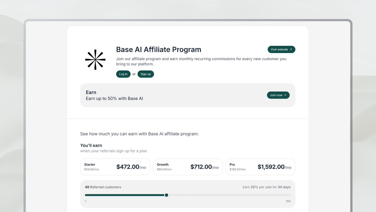 Is your program page converting partners? 👀

Show earning potential upfront with an earnings calculator, so partners quickly understand what they can earn and decide faster.
Here's how → help.partnero.com/article/382-ea…