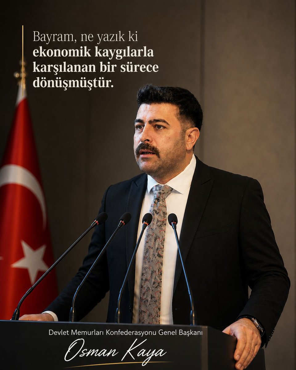 osmkya06's tweet photo. Aylık enflasyon %4.18

Kurban Bayramı öncesinde yaşanan tablo ise düşündürücüdür.
Birçok kamu çalışanı; ne memleketine gidebilmekte ne de kurban kesebilmektedir.
Bayram, ne yazık ki milyonlarca kişi için ekonomik kaygılarla karşılanan bir sürece dönüşmüştür.

Bu kaygıya son vermek için acilen memura refah payı ödemesi yapılması ve Bayram ikramiyesi ödenmesi kaçınılmazdır.