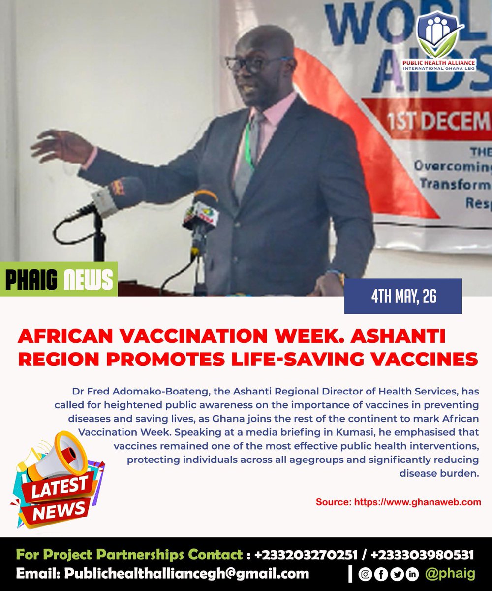 Public Health Alliance International Ghana - PHAIG tweet media