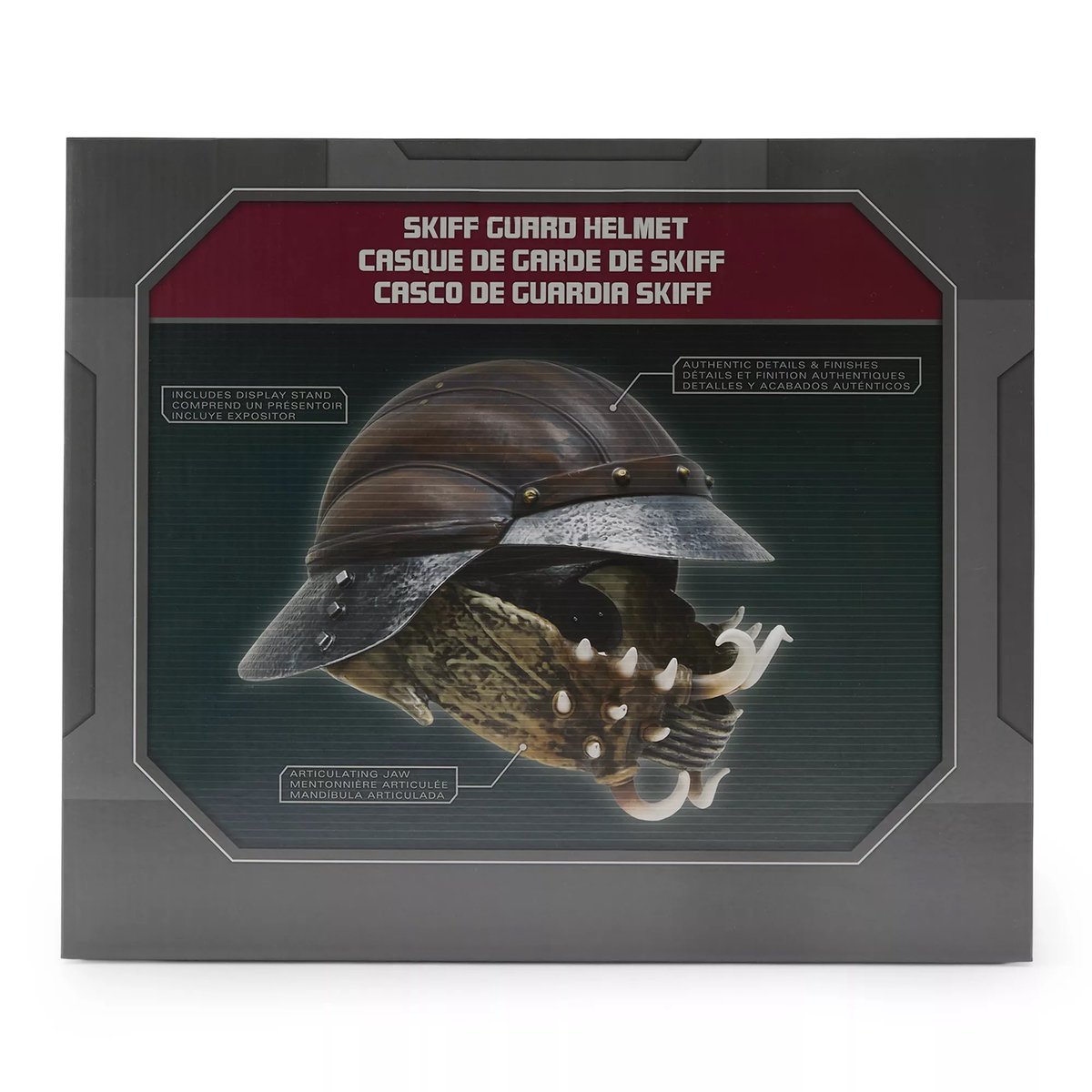 bobafettloot's tweet photo. El casco Skiff Guard de #StarWars: #GalaxyEdge llega a para ponerte en la piel —literalmente— de uno de los disfraces más icónicos de la saga.
💶 130€ https://t.co/QFzOvwkXuQ