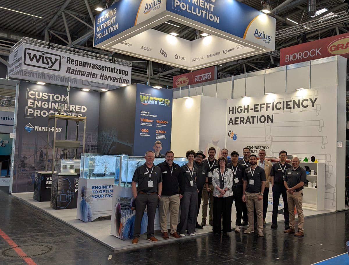 NapierReid's tweet photo. Visit us in Hall A3, Stand 315 to explore Napier‑Reid’s advanced treatment technologies including DAFs, clarifiers, gravity and pressure filters, SBRs with vertical‑shaft decanters, and RBCs. https://t.co/FoxSDrMqor