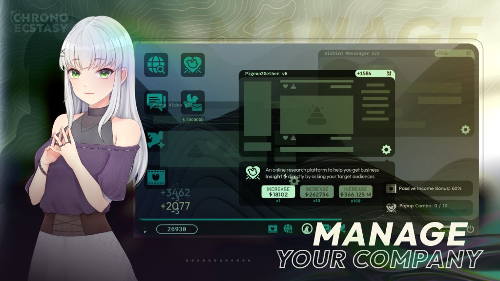 hajimily's tweet photo. Chrono Ecstasy
You have obtained the power of Chrono Ecstasy — the ability to manipulate time itself. Now the real question begins: how will you use this godlike power? Bend reality to shape .

#ChronoEcstasy #TimeManipulation #VisualNovel #PowerFantasy 
https://t.co/3vintqyLE8 https://t.co/pqxs8pRYa2