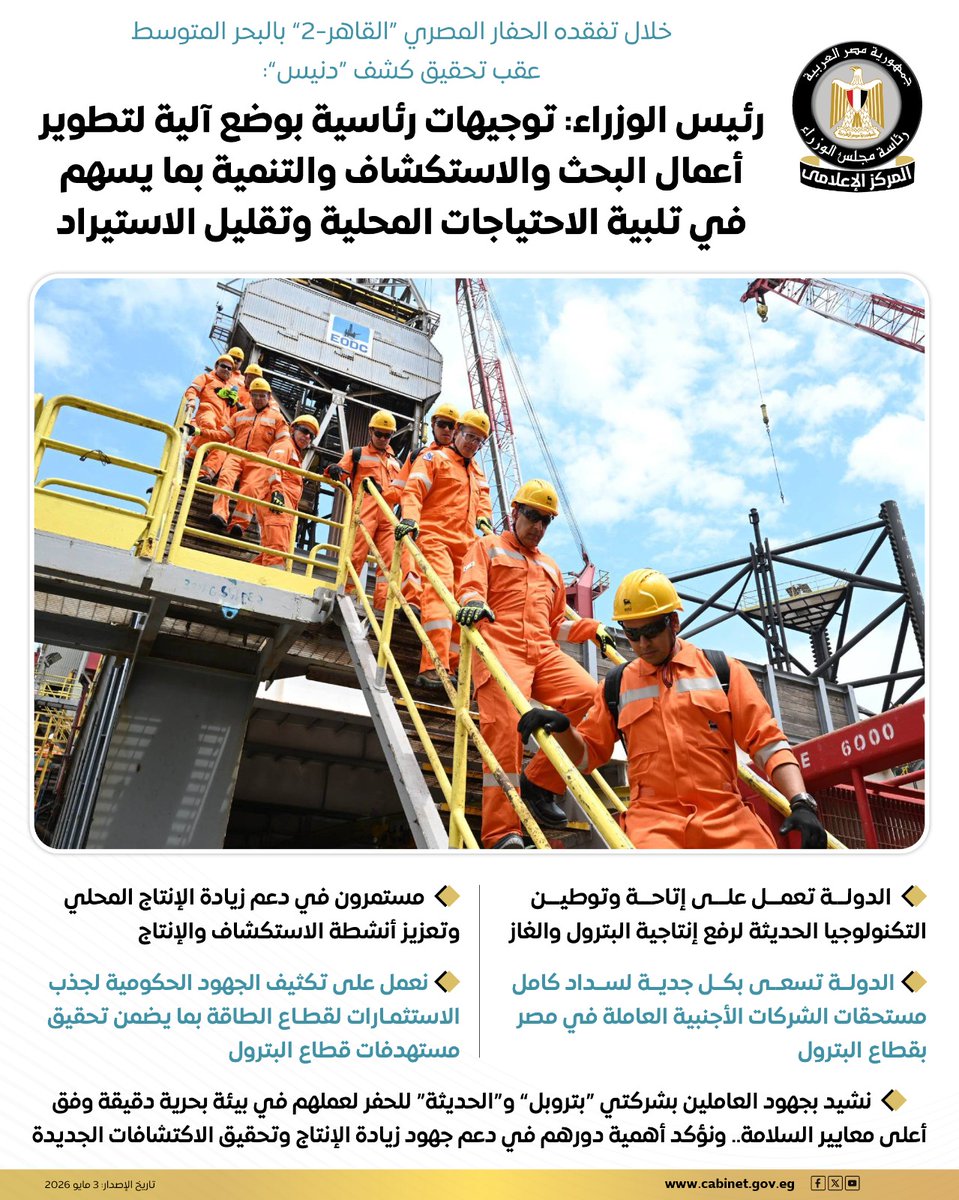 رئاسة مجلس الوزراء المصري tweet media