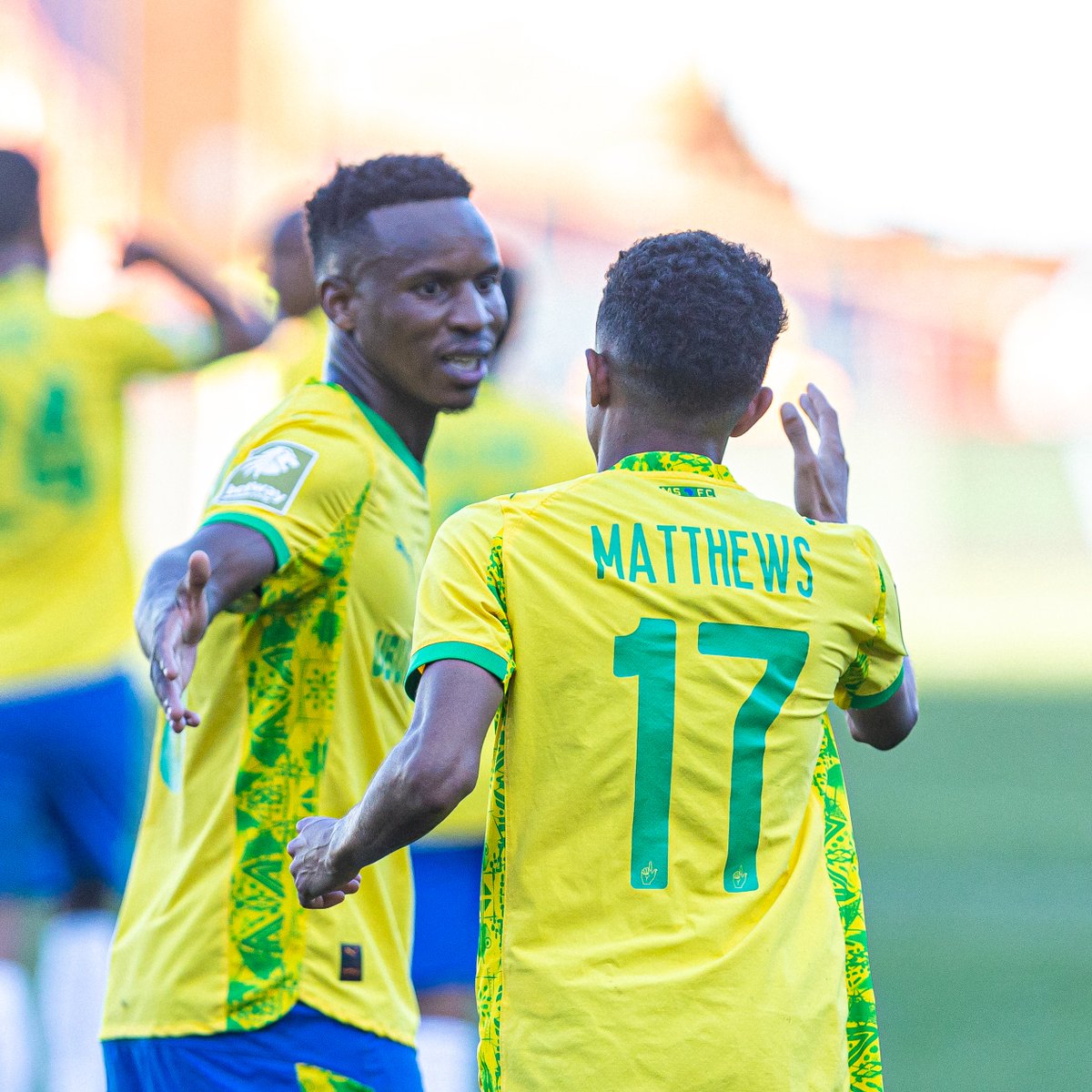 Masandawana's tweet image. G⚽️⚽️d morning Masandawana, still riding that feeling after the win. How’s the mood today? 👇💛

#Sundowns #BetwayPrem #AreyengMasandawana