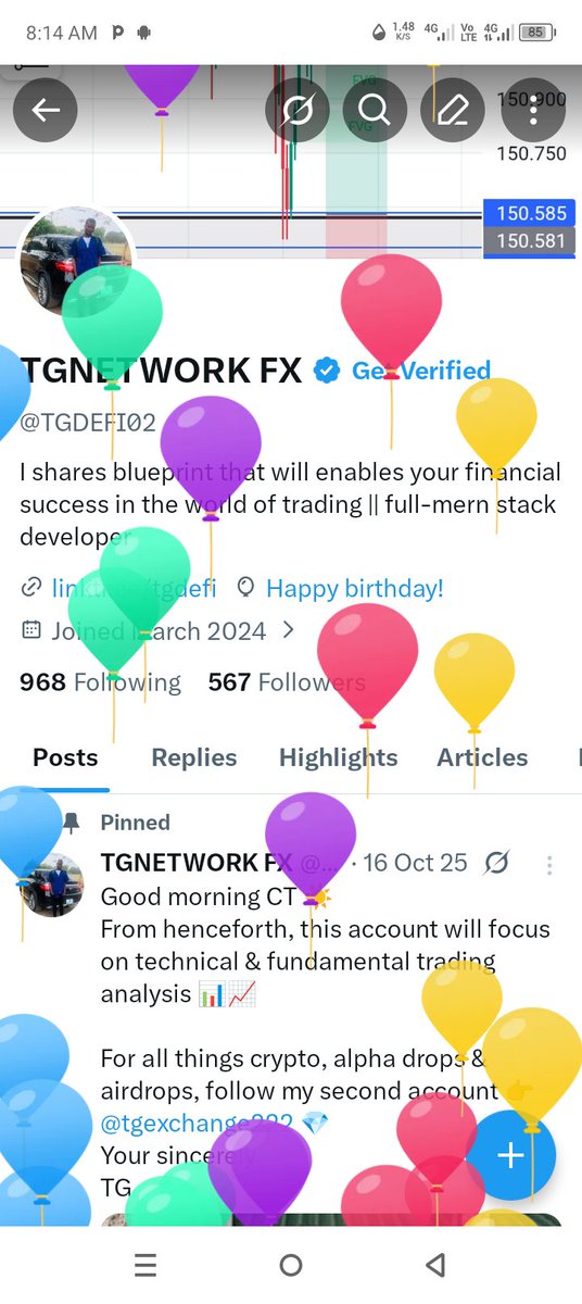 TGDEFI02's tweet photo. X just gave me a balloon —and somehow it feels bigger than it looks.

Grateful. Thank you, @X https://t.co/W3HelpWpc3