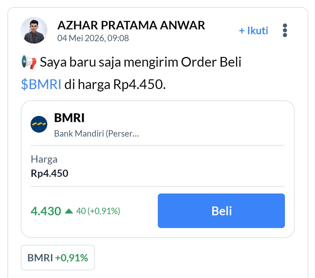 tikhachu123's tweet photo. lebih stabil geraknya, kadang yang pelan malah lebih enak dipegang,#AplikasiAjaib #sahambluechip #cuanpelan https://t.co/gcSCaTzmQd