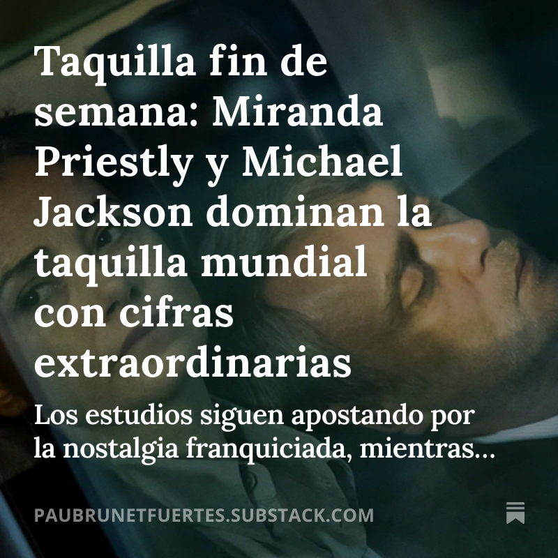 Box Office España tweet media