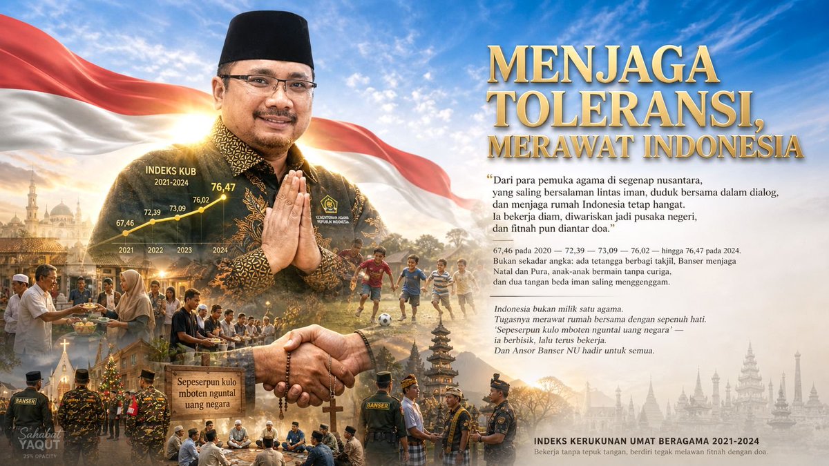 wajdiv's tweet photo. #KamiBersamaGusYaqut #GusYaqutadalahKita https://t.co/610m0DL29w