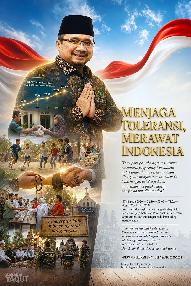 wajdiv's tweet photo. #KamiBersamaGusYaqut #GusYaqutadalahKita https://t.co/610m0DL29w