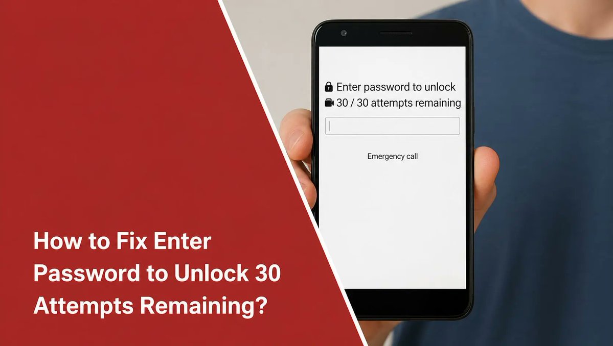 denebrixai0's tweet image. Enter Password to Unlock 30/30 Attempts Remaining Error (Full Fix Guide)
denebrixai.com/blog/enter-pas…
#TechTips 
#ErrorFix 
#MobileUnlock 
#AndroidHelp 
#iPhoneFix 
#TechGuide